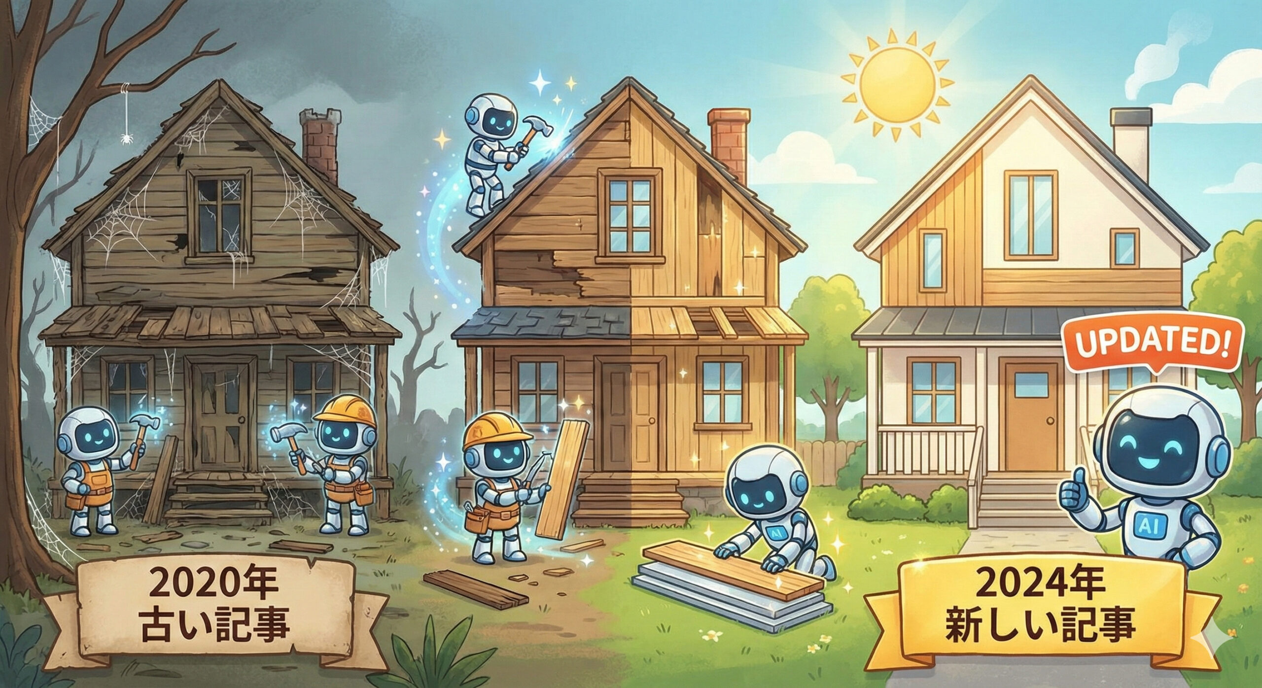 リライト作業を時短！AIを使って過去記事の情報を更新・ブラッシュアップする方法