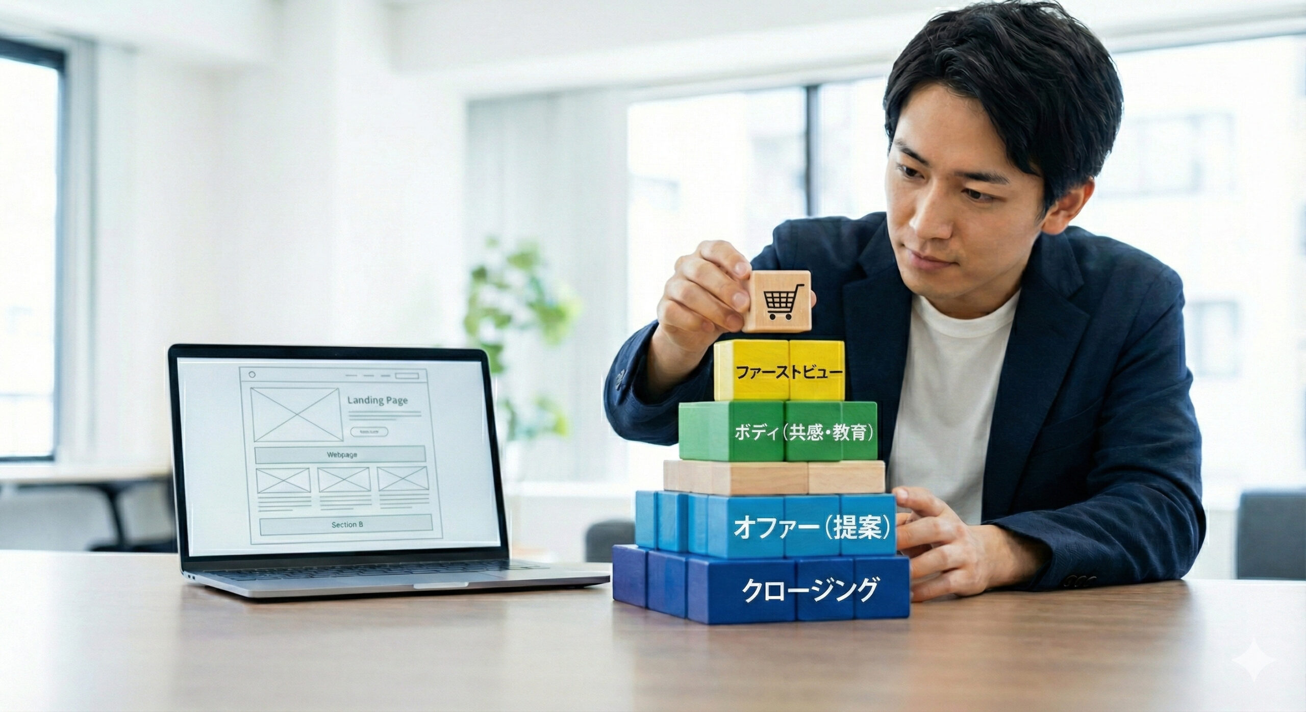 LP構成の教科書！初心者でも成果が出る「売れるランディングページ」の型と必須要素