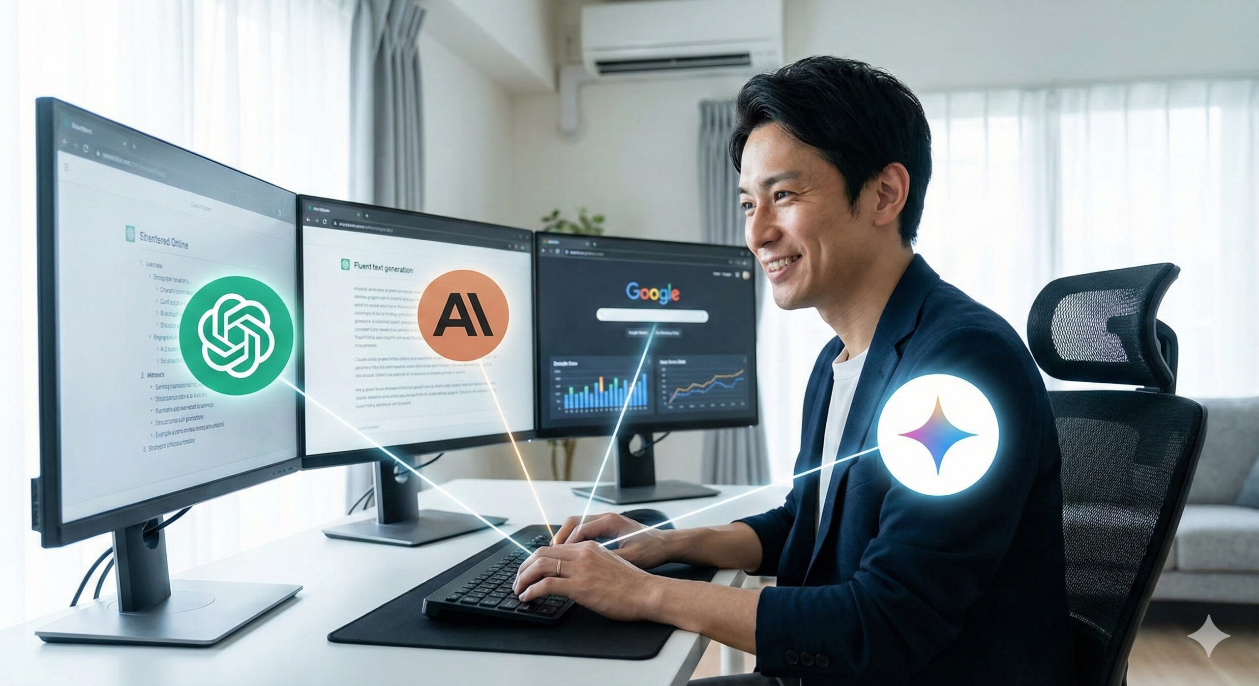 Claude・Gemini・ChatGPT徹底比較！アフィリエイトで稼ぐための「最強の使い分け」術