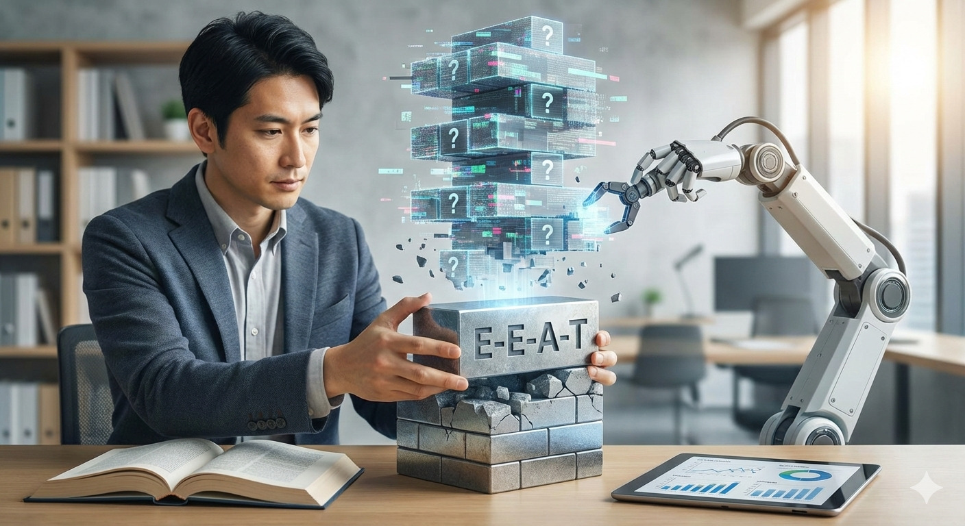 E-E-A-T×AIライティング！嘘をつくAIを「信頼される記事」に変えるファクトチェック術