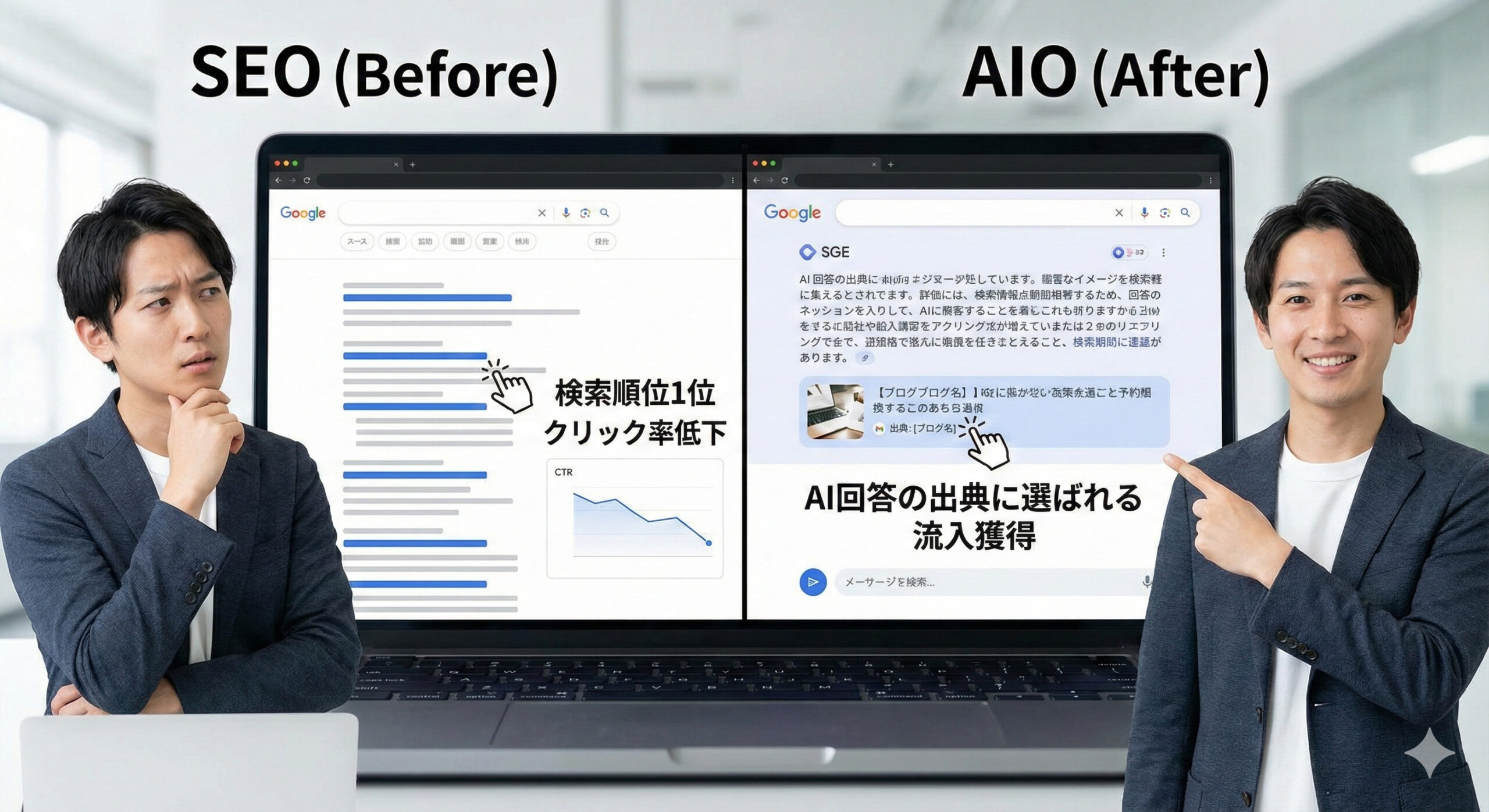 AIOとは？SEOの次に来る新常識！AI検索時代にアフィリエイトで勝ち残る生存戦略