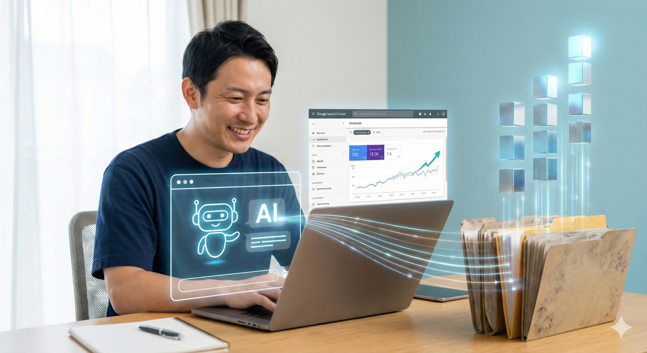 検索順位が落ちた記事を救え！AI×サーチコンソールで蘇らせる「時短リライト」術