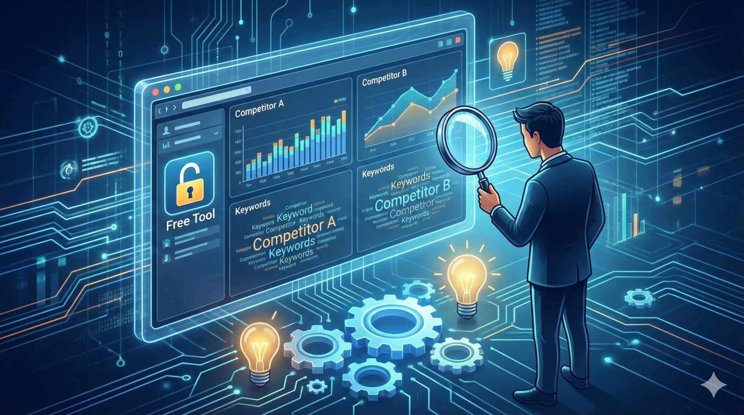 競合サイトのアクセス数を丸裸に！無料で使える調査ツールと分析のコツ